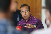 PM Taur Matan Ruak Ko'alia ba jornalista sira iha palasiu prezidensial (27/3)