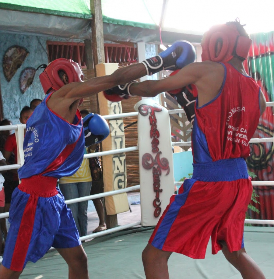Boxista Timor-oan sira tuir treinamentu iha clubu Tomas Americo nian
