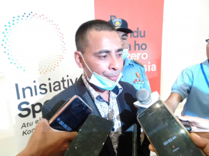 Vise Ministru Interiór António Armindo esplika hela ba jornalista sira kona-ba vioalasaun hasoru minoridade iha Timor-Leste, Segunda (7/9)