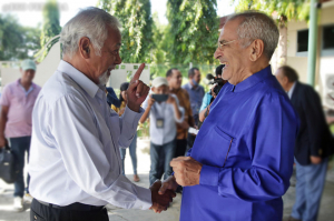 Prezidente Repúblika (PR), José Ramos Horta dada lia hela ho Prezidente Partidu CNRT, Kay Rala Xanana Gusmão.