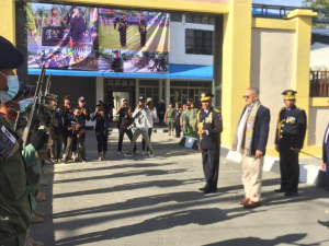 Prezidente Repúblika (PR), José Ramos Horta, vizita hela Komandu Jeral PNTL, iha Kaikoli.