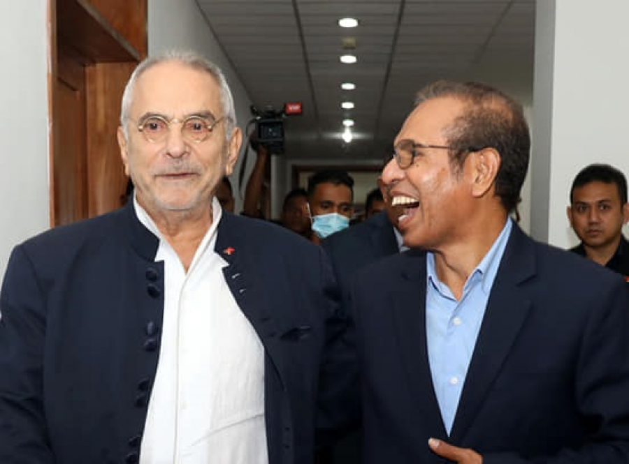 Primeiru Ministru (PM), Taur Matan Ruak dada lia ho hamnasa ho Prezidente Repúblika (PR), José Ramos Horta.