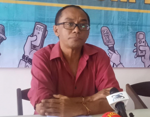 Portavoo Ekipa Susesu Kandidatu Prezidente Repúblika (PR) períodu 2022-2027 husi Partidu Congresso Nacional De Reconstrução de Timor (CNRT), Deonisio Babo.