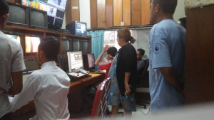 One of the President RTTL. EP under her duty in the news room