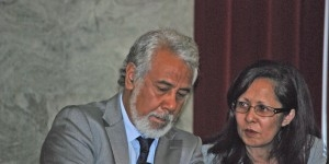 Prezidente Partidu CNRT, Kay Rala Xanana Gusmao ho eis Ministra Finansas Emilia Pires