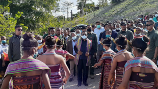 Prezidente Repúblika (PR) Francisco Guterres Lú Olo vizita ba suku Kaibada, iha Baukau iha Kuarta (16&#039;12)