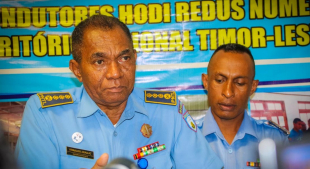 Portavoz Polísia Nasional Timor-Leste (PNTL), Superintendente Xefe Arnaldo de Araújo.