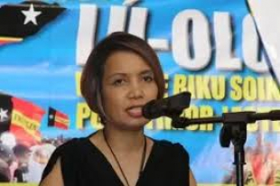 Prezidente Partidu Trabalista Timorense, Angela Freita.