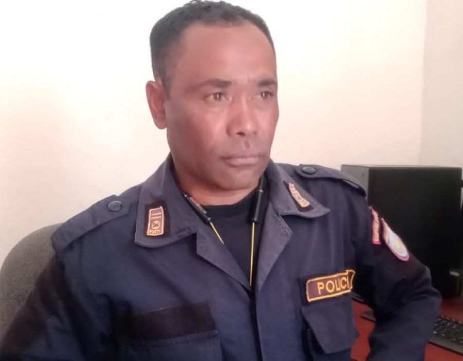 Komandante Polísia Nasionál Timor-Leste (PNTL)  Eskuadra Maubisse, Inspetór Adolfo Brandao Silva Mota.