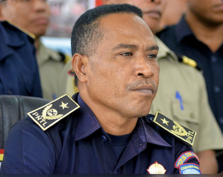Komandante Jerál Polisía Nasionál Timor-Leste (PNTL), Komisáriu Faustino da Costa.