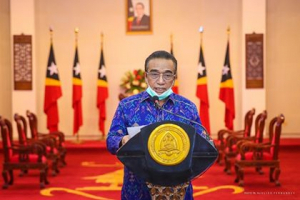 Prezidente da Republika ko;alia ba Nasaun iha palasiu Prezidensial iha Dili (28/5)