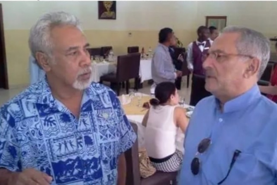 Prezidente Repúblika (PR), José Ramos Horta dada lia hela ho Prezidente Partidu Congresso Nasionál de Recostrução de Timor (CNRT), Kay Rala Xanana Gusmão.