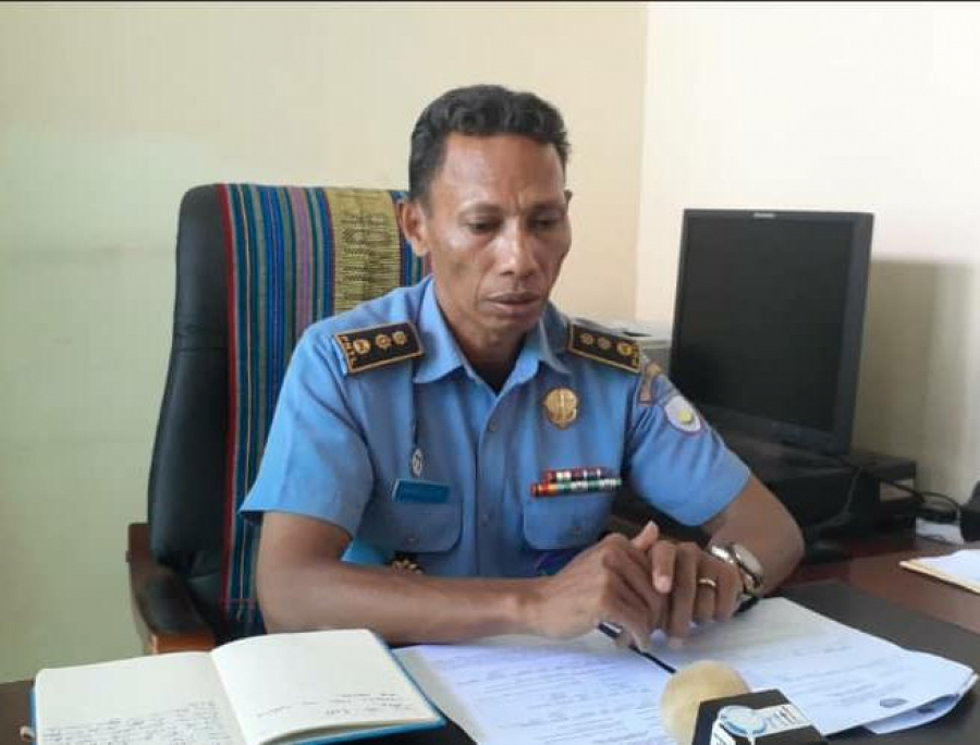 Komadante Komandu Polísia Nasionál Timor-Leste (PNTL) Munisípiu Baukau, Superintendente António De Sá.