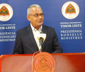 Ministru Prezidensia Konsellu Ministru Interinu, Rui Augusto Gomes.