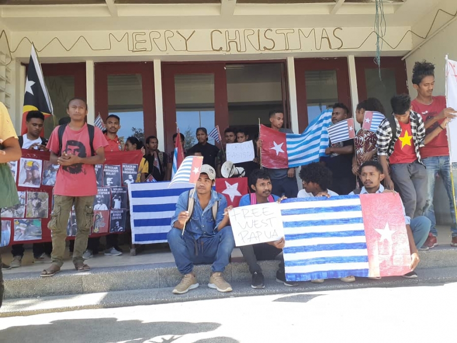 Klibur Estudante TL halo asaun solidariedade ba West Papua
