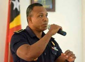 Komadante Operasaun Polísia Nasionál Timor-Leste (PNTL), Superentidente Xefe Pedro Belo.