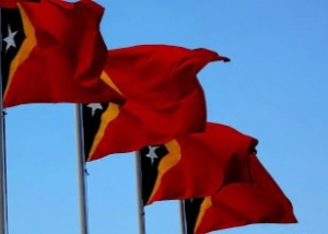 Bandeira Republika Demokratika Timor-Leste.