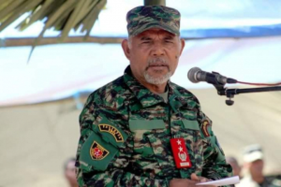 Eis Xefe Estadu maior Jenerál FALINTIL-Forsas Defesa Timor-Leste (F-FDTL), Tenente Jenerál Lere Anan Timur.