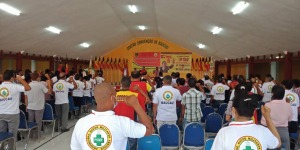 Membru PSMF sira ne’ebé partisipa hela iha konferensia nasionál iha Munisípiu Baukau, sabadu (19/02).