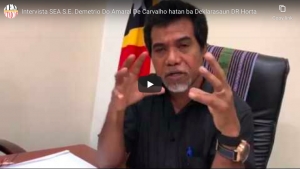 Intervista SEA S.E. Demetrio Do Amaral De Carvalho hatan ba Deklarasaun DR Horta