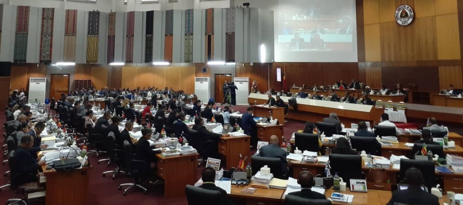 Plenaria Parlamento Nasional ba loron daruak debate Jeneralidade OJE 2020, Dili (03/12)