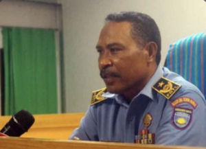 Komandante Jerál Polisía Nasionál Timor-Leste (PNTL), Komisáriu Faustino da Costa.