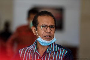 Primeiru Ministru VIII Governu Konstitusional, Taur Matan Ruak ko&#039;alia ba jornalista sira iha Palasiu Prezidensial Dili