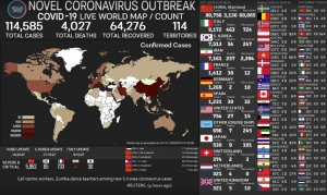 Mapa Virus Corona