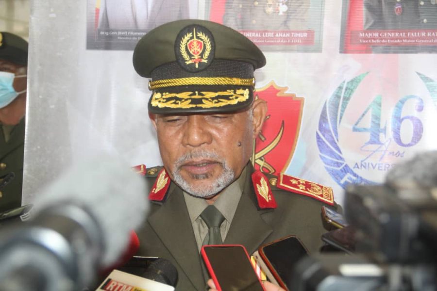Xefe Estadu Maiór Jeneral FALINTIL-Forsa Defeza Timor-Leste (F-FDTL), Tenente Jeneral Lere Anan Timur.