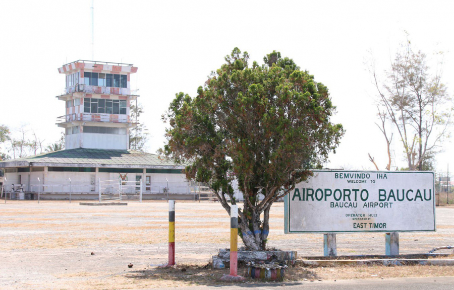 Aeroportu Baukau dadaun ne’e hetan ona reabilitasaun husi Forsa Estadu Unidu Amerika ne’ebé servisu hamutuk ho Governu Timor-Leste.
