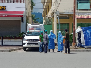 Ambulansia tula moras ida husi Hotel Katuas Dili