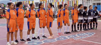 Ekipa Futebol Femenina rua ne'ebe prepara hela atu kompete iha FUTSAL-MAPKOMS-2020, farda kor mean ne'e husi MAPKOMS no Kor metan ne'e husi BNCTL