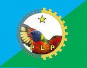 Bandeira Partidu Libertasaun Popular (PLP). 