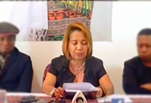 Prezidente Trabalhista Timor (PTT), Angela Freitas , deklara ofisialmente ninia kandidatura ba Prezidente Repúblika (PR), iha sede Kampaña Formoza, kinta (20/01). 