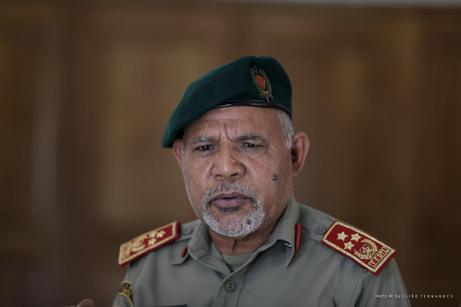 Xefe Estadu Maior Falintil-Forsa Defeza Timor-Leste (F-FDTL), Tenente Jeneral Lere Anan Timur.