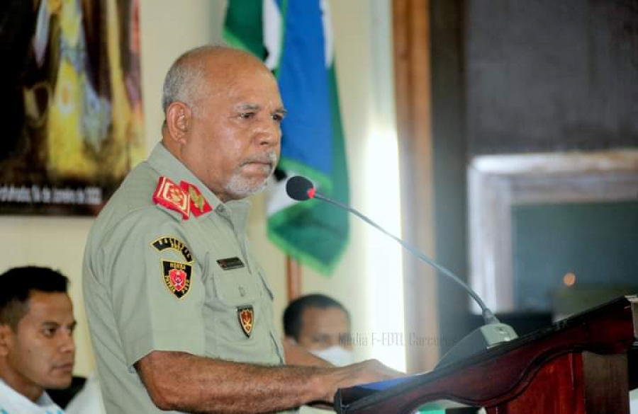 Xefe Estadu Maior Jenerál FALINTIL-Forsa Defesa Timor-Leste (F-FDTL), Tenente Jenerál Lere Anan Timur.