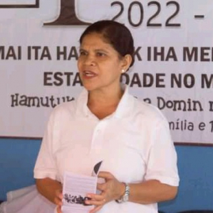 Kandidatu Prezidente Repúblika (PR) independente períodu 2022-2027, Isabel da Costa Ferreira.