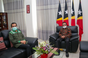 PM Taur Matan Ruak iha enkontru semanal ho Prezidente da Republika iha Palasiu Prezidensial Dili (30/7)