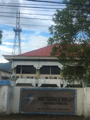 East Timor National Tv and Radio head quarter in Kaikoli, Dili, East Timor
