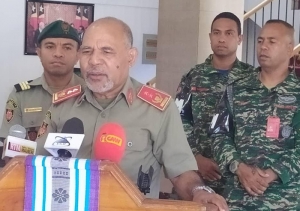 Komandante F-FDTL, Major Jeneral Lere Anan Timur ko&#039;alia ba midia iha Palasiu PR