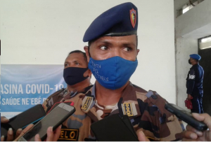 Komandante Polísia Unidade Patrullamentu Fronteira (UPF), Superintende Euclides Belo.