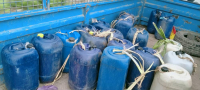 Kombustivel ilegal ne'ebe UPF halo apreensaun iha Postu Administrativu Suai.