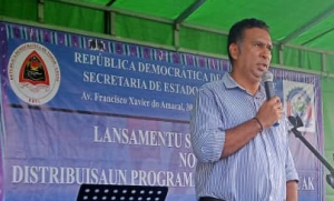 Administradór Munisípiu Manufahi, Arante Isaac Sarmento.