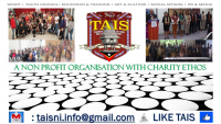 Logo Tais no foto komunidade timoroan iha Norte Irlanda ne'ebe monta iha grupu facebook TAIS