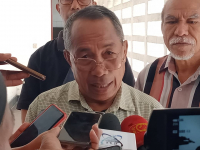 Antonio Ai Tahan Matak ko'alia ba jornalista sira iha Kuartel Jeral PNTL Dili (16/7)