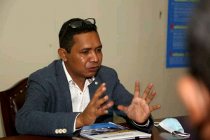 Diretór Ezekutivu Konsellu Imprensa (KI), Rigoberto Monteiro.