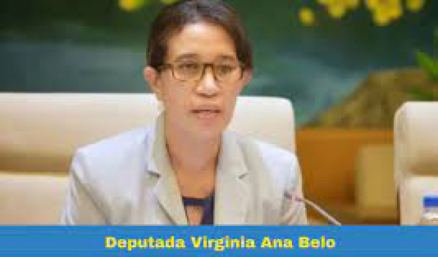 Deputada Bankada Congresso Nacional de Recinstrução de Timor (CNRT), Vergína Ana Belo.