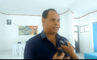 Prezidente KRAM, Octavio Conseição ko'alia hela ba média, iha salaun apuramentu Baukau, kinta (21/07).