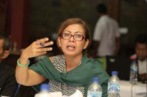 Deputada Bankada Opozisaun Congresso Nacional de Reconstrução de Timor (CNRT), Carmelita Caetano Moniz.
