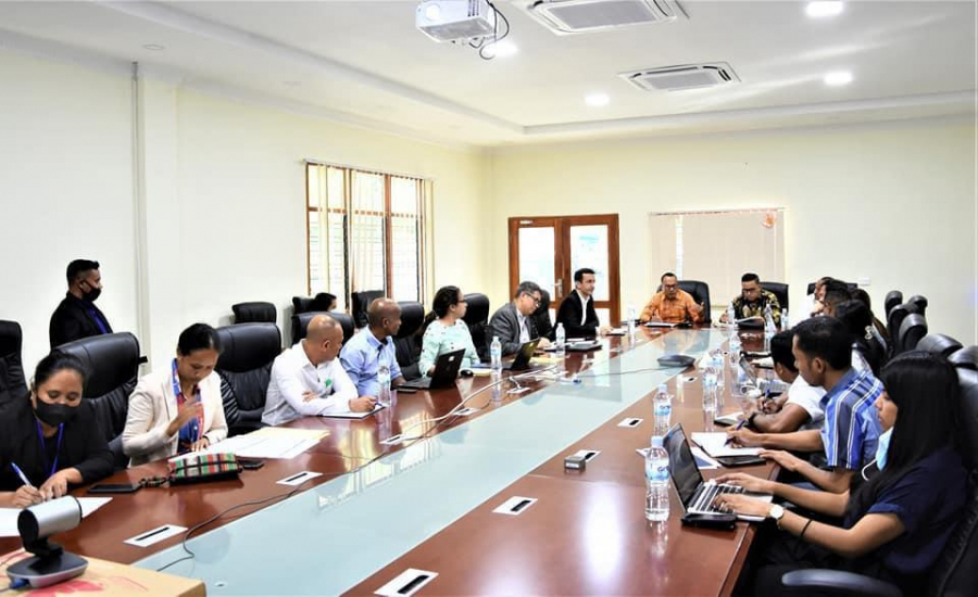 Ekipa husi Governu Timor-Leste halo enkontru ho Ekipa sira husi Kooperasaun Finanseira Internasionál (IFC) iha Timor-Leste.